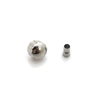 For TISSOT Screw Down Locking WATCH CROWN & Tube Silver Replacement Spare Part