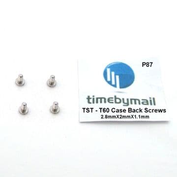 For TISSOT T60 Case Back Watch Screws Set of 4 Replacement Spare New Parts