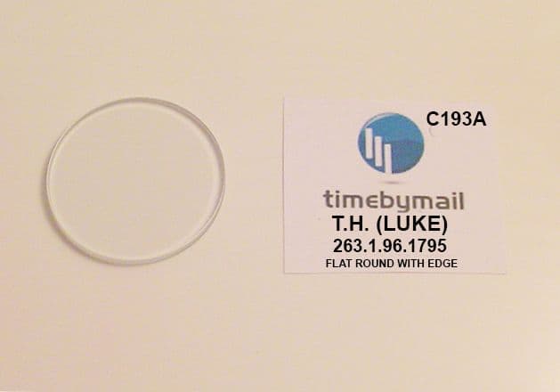 For TOMMY HILFIGER 263.1.96.1795 LUKE Watch Glass Crystal 37mm Spare Part