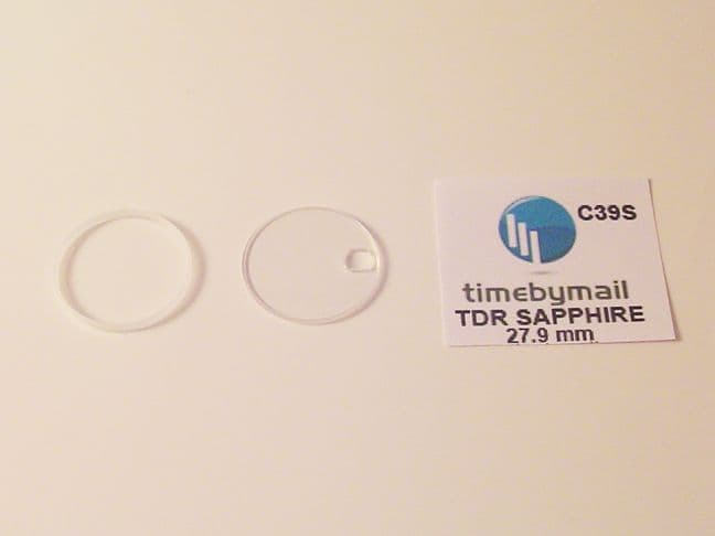 Tudor 72033 Prince 27.9mm Replacement SAPPHIRE Watch Crystal | Watch Hands | Watch Straps and Bands | Watch Tools | Watch Glass and Crystals | Cleaning | Watch Parts | Vintage Watch Parts | Watc