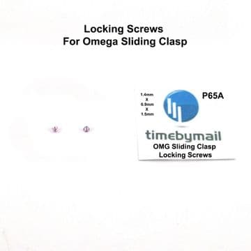 Locking Screws For OMEGA Watch Bracelet Band Deployment Sliding Clasp Strap