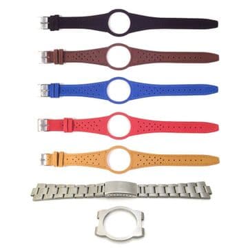 Mens Omega Dynamic Watch Strap with Silver Buckle