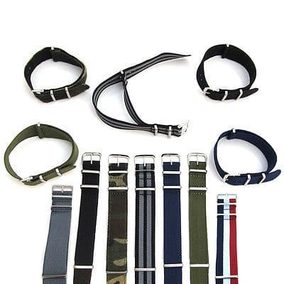 NATO Watch Strap Band Army Military Nylon One Piece Mens G10