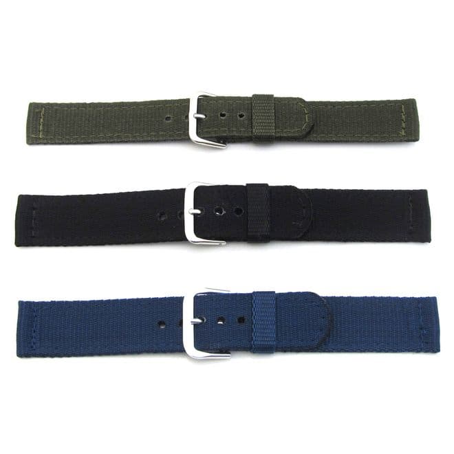 Nato Military Black Nylon 18mm Strap | Watch Straps and Bands | Watch Tools | Watch Glass and Crystals | Cleaning | Watch Parts | Watch Hands | Vintage Watch Parts | Watch Batteries | Clock Parts