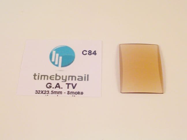 ARMANI TV Replacement Crystal - Smoke Colour | Watch Glass and Crystals | Watch Hands | Watch Straps and Bands | Watch Tools | Cleaning | Watch Parts | Vintage Watch Parts | Watch Batteries | Clock Parts