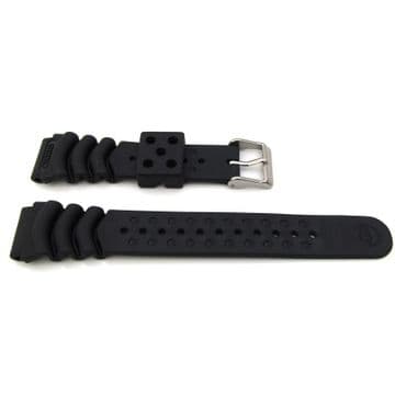 New ORIGINAL SEIKO MONSTER Watch Strap Band Mens PU Rubber Black 20mm Z20 4HX0JB - S55T