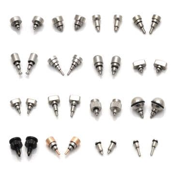 New Watch Parts CHRONOGRAPH & QUARTZ PUSHER Push Buttons Silver Rose Gold Black