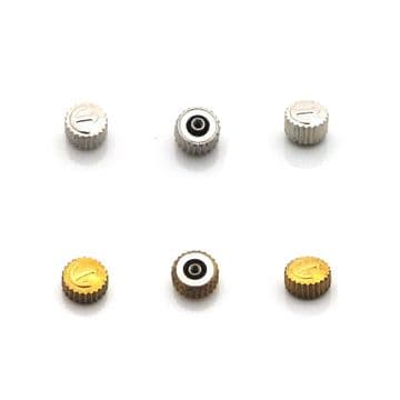 NOS RADO 999 Original Watch Crown Daymaster Starliner Models Silver & Gold Part