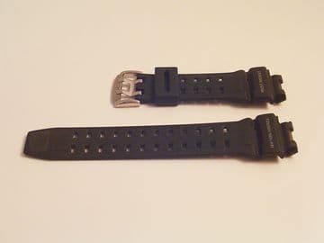 Original Casio G Shock G9200 Riseman Black Rubber Resin Watch Band Strap - S86D