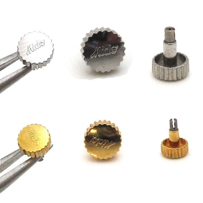 New Mido Commander Replacement Crown and 2836/2 Stem | Watch Hands | Watch Straps and Bands | Watch Tools | Watch Glass and Crystals | Cleaning | Watch Parts | Vintage Watch Parts | Watch Batteries | Clock Parts