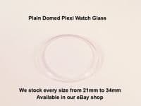 Plexi-Glass Plastic Watch Replacement Crystal