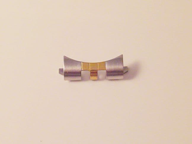 Rolex and Omega 20mm Two Tone Lug Strap End Link