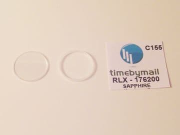 Rolex SAPPHIRE 176200 Oyster Ladies 21.3mm Replacement Watch Crystal