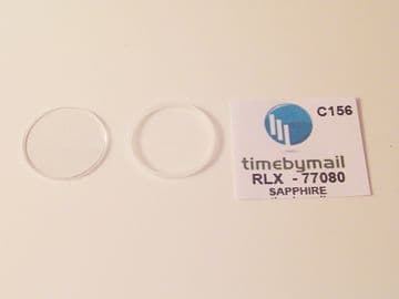 Rolex SAPPHIRE 77080 Oyster Mid-Size 25.3mm Replacement Watch Crystal
