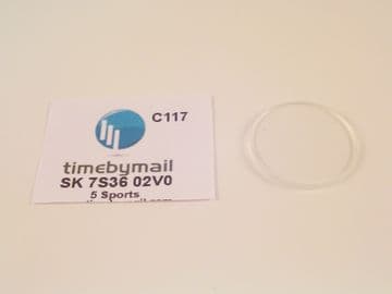 Seiko 7S36 02V0 5 SPORTS Replacement Watch Glass Crystal