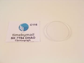 Seiko 7T94 0HA0 Replacement Watch 35mm Glass Crystal