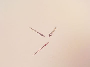 Silver For CITIZEN 8200 Movement Watch Hand Set hour minute & second finger NEW Parts