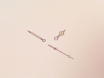 Silver Mercedes Style Hands For CITIZEN 8200 Movement Watch Hand Set hour minute & second finger