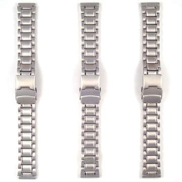 Stainless Steel Strap with Deployment Clasp Strap (three sizes) - S1