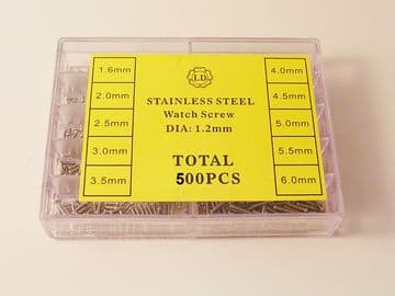 500+ Piece Watchmaker Stainless Screws Watch tool - T21