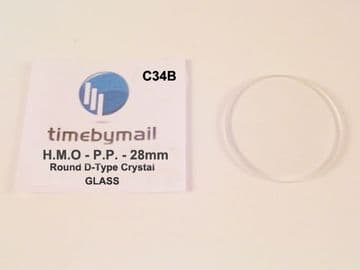 Watch Glass Crystal For HMO Perpetual Time 28mm Spare Part