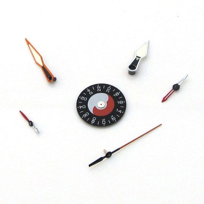 Watch Hands For CASIO 0S22 MIYOTA Chronograph Movement 24 Hour SUB DIAL - H17B