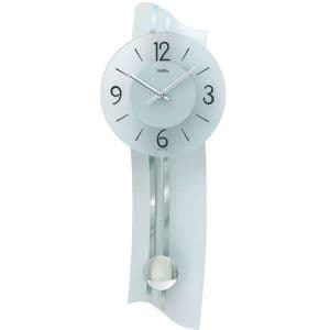AMS 7239 Stylish Glass Wave Wall Clock