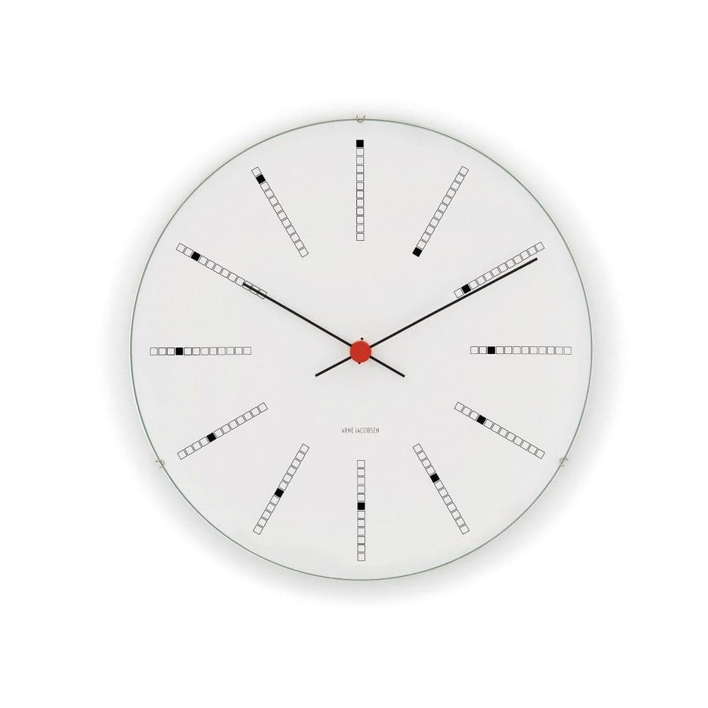 Arne Jacobsen Bankers 12cm Wall Clock 43688