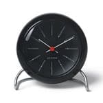 Arne Jacobsen Bankers 1971 Black Table Clock 43680