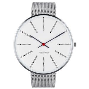 Arne Jacobsen Bankers Watch Large 46mm with Mesh Strap 53103-2208