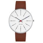 Arne Jacobsen Bankers Watch Medium 40mm with Copper Mesh Strap 53102-2013