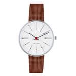 Arne Jacobsen Bankers Watch Small 34mm with Copper Mesh Strap 53101-1613