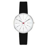Arne Jacobsen Bankers Watch X-Small 30mm with Black Leather Strap 53100-1401