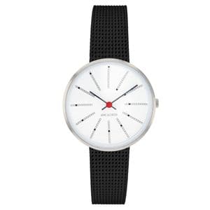 Arne Jacobsen Bankers Watch X-Small 30mm with Black Mesh Strap 53100-1410