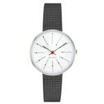 Arne Jacobsen Bankers Watch X-Small 30mm with Grey Mesh Strap 53100-1412