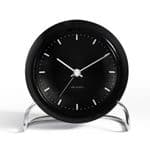 Arne Jacobsen City Hall 1956 Black Table Clock 43673