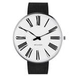 Arne Jacobsen Roman Watch Large 46mm with Black Mesh Strap 53303-2210