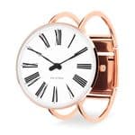 Arne Jacobsen Roman Watch Medium 40mm Rose Gold Bangle Strap 53312-2021