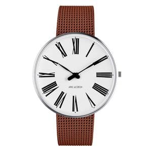 Arne Jacobsen Roman Watch Medium 40mm with Copper Mesh Strap 53302-2013