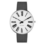 Arne Jacobsen Roman Watch Medium 40mm with Grey Mesh Strap 53302-2012