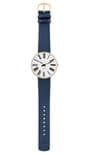 Arne Jacobsen Roman Watch Rose Gold Medium 40mm with Blue Leather Strap 53312-2004RP
