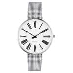 Arne Jacobsen Roman Watch Small Size 34mm with Mesh Strap 53301-1608