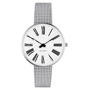 Arne Jacobsen Roman Watch Small Size 34mm with Mesh Strap 53301-1608