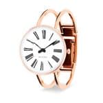Arne Jacobsen Roman Watch X-Small 30mm Rose Gold Bangle Strap 53315-1421