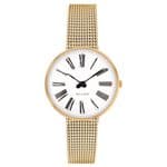 Arne Jacobsen Roman Watch X-Small 30mm with Gold Mesh Strap 53313-1409