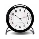 Arne Jacobsen Station 1939 Black Table Clock 43672