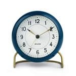 Arne Jacobsen Station 1939 Blue Table Clock 43678