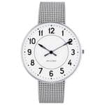 Arne Jacobsen Station Watch Medium 40mm with Mesh Strap 53402-2008
