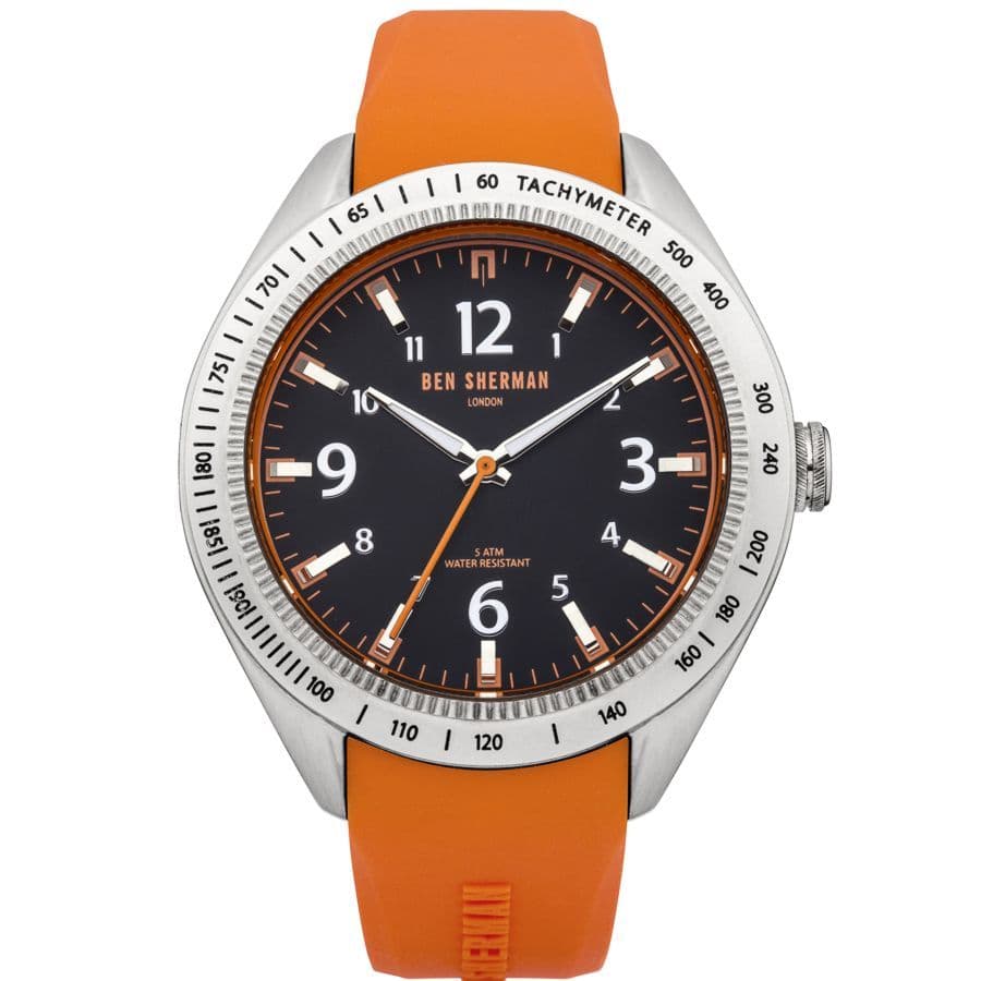Ben Sherman WB012U Orange Tachymeter Sports Watch