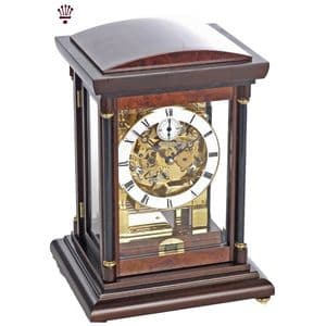 Billib Bradley Mantel Clock in Walnut Finish